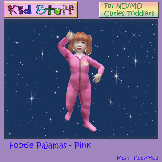 KS Pink Footie Pajamas