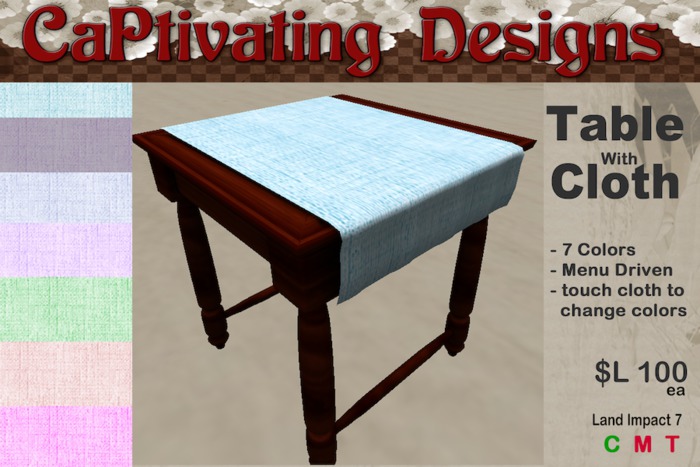 CaP Table - with cloth