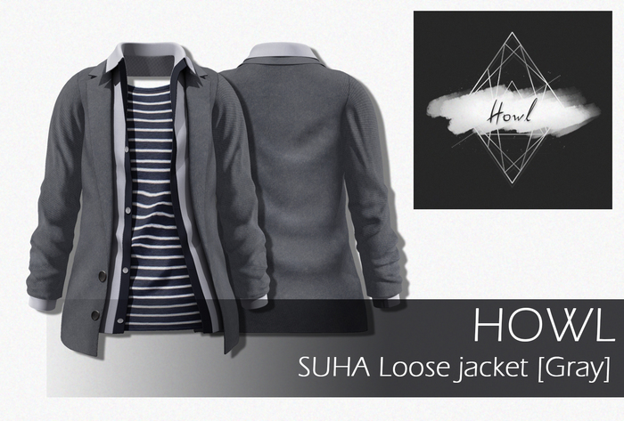 Howl - SUHA Loose jacket [GRAY] WEAR