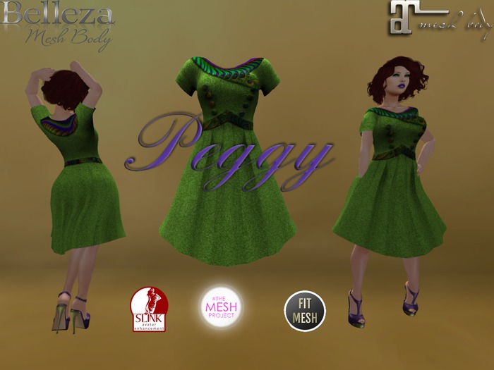 Peggy Mardi Gras Green