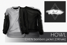 Howl - CHEN bombers jacket [DEEPKHAKI] WEAR