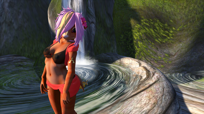 .:M&M:. Fitted Kemono Heartkini Fishnet texture pack