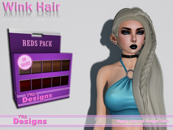Wink Hair With Hud Reds