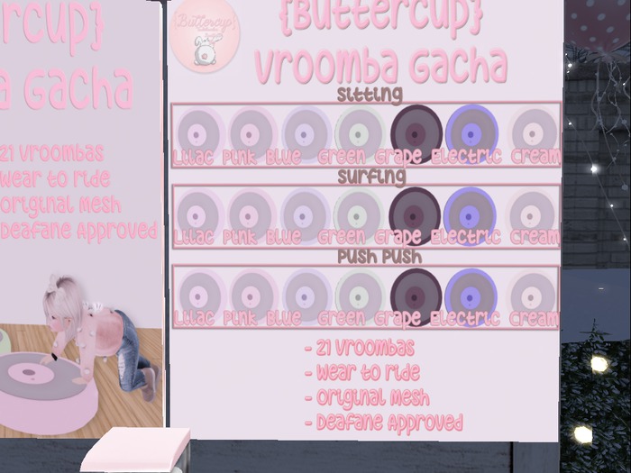 {Buttercup} Vroomba - Sitting - Grape BOX