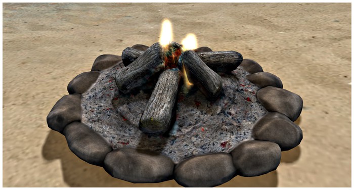 camp Fire  mesh