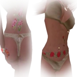 Gold Satin Undies set,25