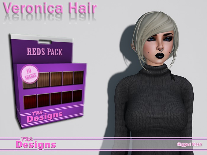 Veronica Hair With Hud Reds
