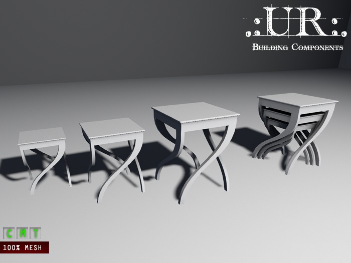 .:UR:. Orchard Kitchen (Extra) - Stool Set (full perm mesh)