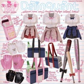 .tsg. Delinquent - BadGal Gloves White