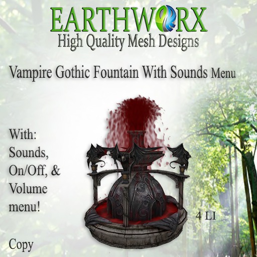 EARTHWORX.:Vampire Gothic Fountain [BOX]