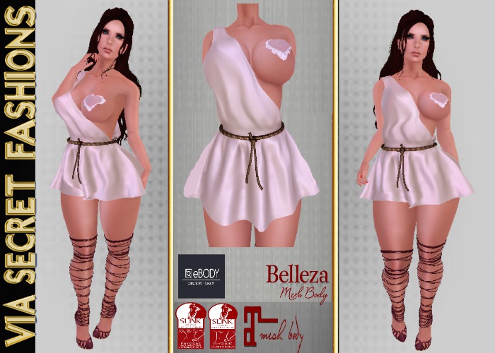 :::VIA.S.F::: Dress Miami Beige