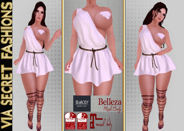 :::VIA.S.F::: Dress Miami White
