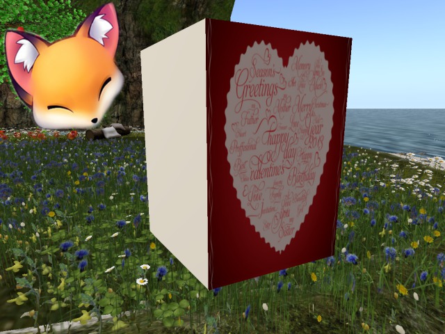 Happy Valentines Day greeting-card