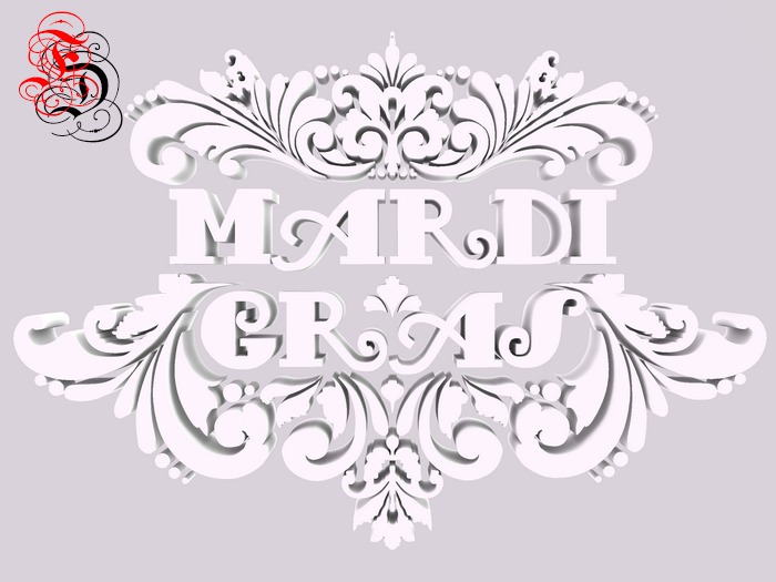 Frosensum ~ Mardi Gras Floral 2 FULLPERM