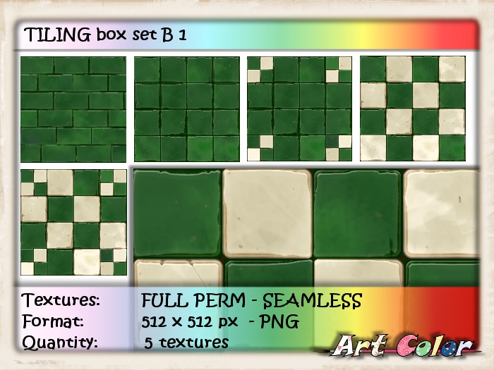 (ArtColor) Tiling box set B 1 - full perm