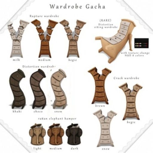 =Zenith=Distortion wardrobe (choco)