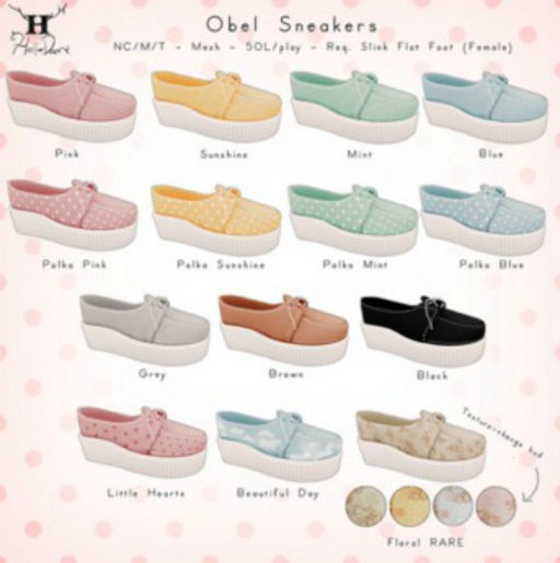 +Half-Deer+ Obel Sneakers [Floral] RARE