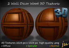 JU 2 Wall Decor Wood 3D Textures Full Perm