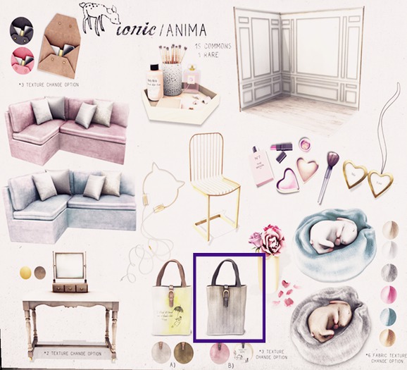 ionic : Winter tote bag (b)