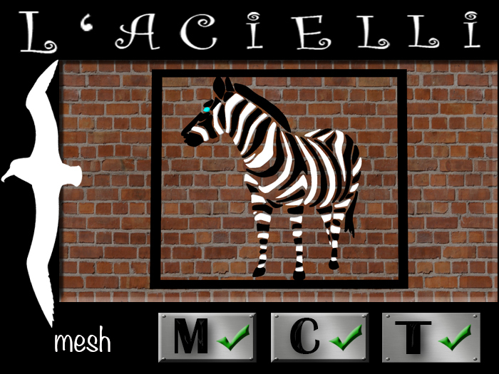 Fantasy zebre frame (3F)