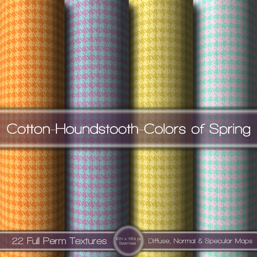 {L} Cotton-Houndstooth-Colors of Spring