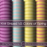 {L} Knit-Stripes V2-Colors of Springs
