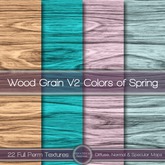 {L} Wood Grain V2-Colors of Spring