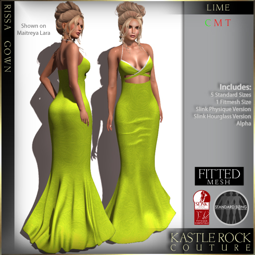 :KR: Rissa Gown - Lime