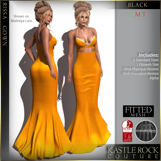 :KR: Rissa Gown - Orange