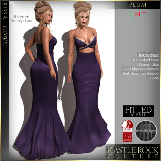 :KR: Rissa Gown - Plum
