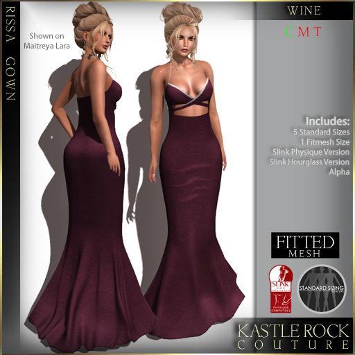 :KR: Rissa Gown - Wine