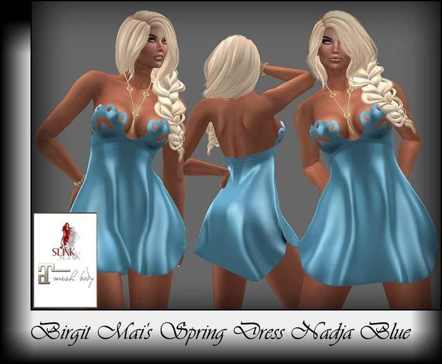 Birgit Mai's Spring Dress Nadja Blue (BOXED)