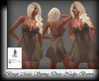 Birgit Mai's Spring Dress Nadja Brown (BOXED)