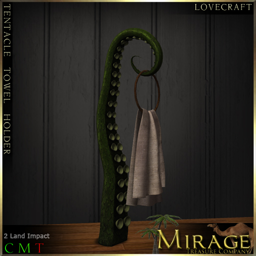 =Mirage= Tentacle Towel Holder (Lovecraft Edition)