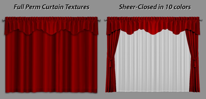 Judit Drape Texture 10 colors - Closed & Sheer - full perm