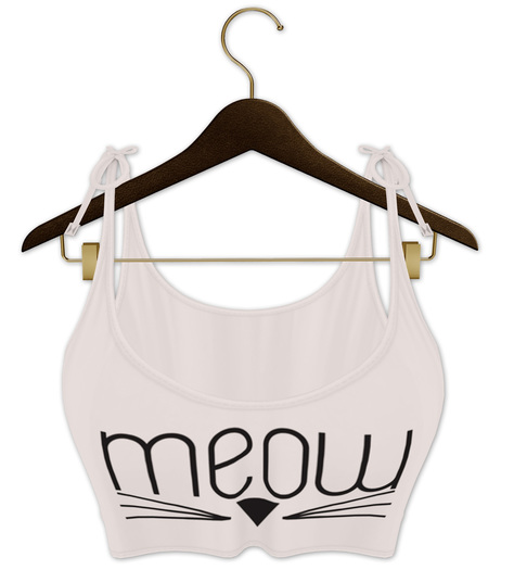 ::SC::Mari Top White Meow