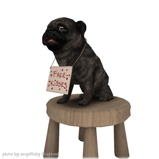 JIAN Love Pugs 1. Free Kisses BOX RARE