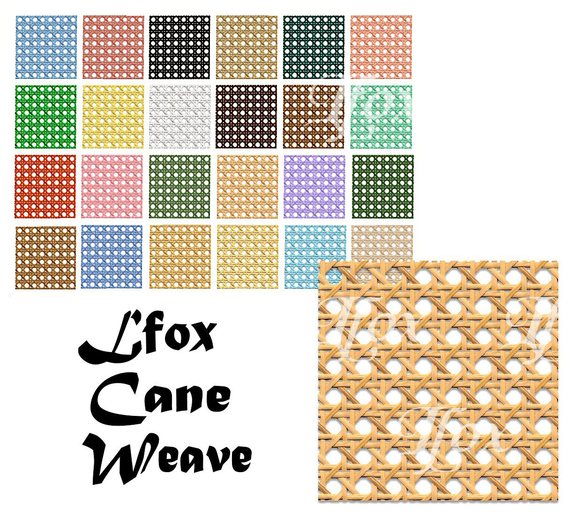 lfox Cane Weave in 24 colors