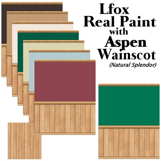 lfox Real Paint Aspen Wainscot - Natural Splendor