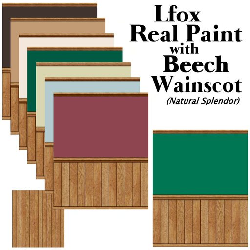 lfox Real Paint Beech Wainscot - Natural Splendor