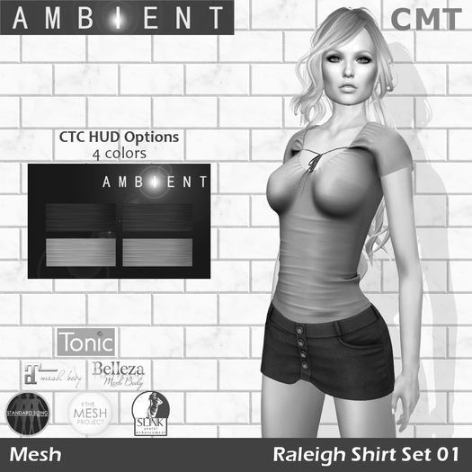 [AMBI] DEMO Mesh Raleigh Shirt Set (BOXED)