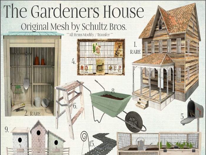 [Schultz Bros.] 01. The Gardeners House RARE