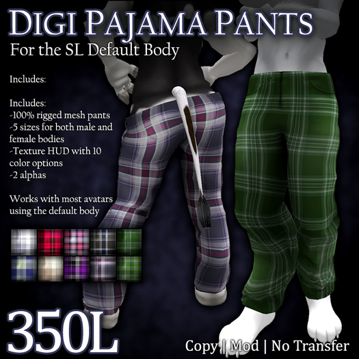 MOOPA Inc. Digi Pajama Pants (BOX)