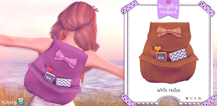 ninety - Brigthy Orange backpack 