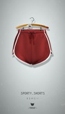 -Pixicat- Sporty.Shorts (Red)