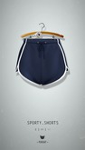 -Pixicat- Sporty Shorts (Blue)