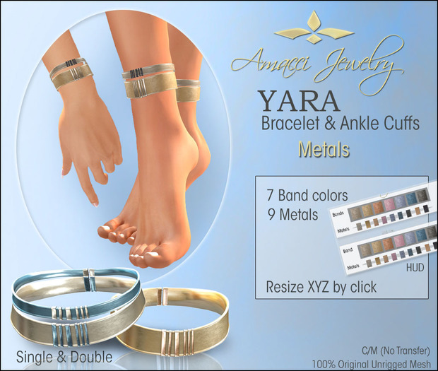 Amacci Jewelry - Yara Cuffs (Metal)