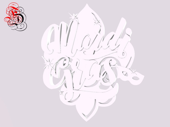 Frosensum ~ Mardi Gras Symbol FULLPERM