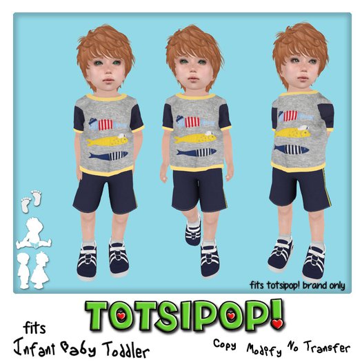 TOTSIPOP! Grow Up Set 3 Fishes