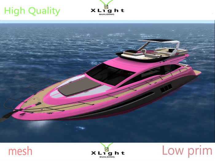 XLight Building - Pink Yatch full mesh